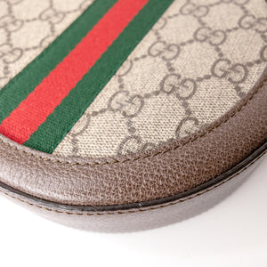 GUCCI OPHIDIA GG MINI ROUND BAG