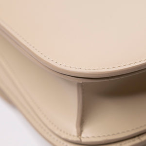 CELINE MEDIUM CLASSIC BOX BAG BEIGE CALFSKIN GHW