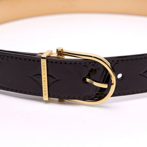 LOUIS VUITTON MONOGRAM VERNIS BELT