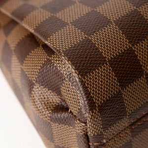 LOUIS VUITTON CROISETTE DAMIER EBENE CANVAS GHW
