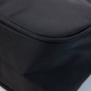 PRADA VINTAGE HOBO HANDBAG BLACK NYLON SHW