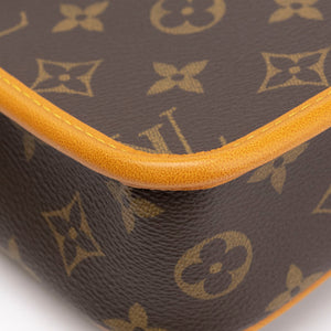 LOUIS VUITTON SATCHEL WEARABLE WALLET MONOGRAM GHW (MICROCHIP)