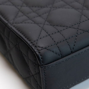 CHRISTIAN DIOR MEDIUM D-JOY BAG BLACK ULTRAMATTE CALFSKIN SO BLACK