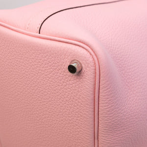 HERMES PICOTIN 18 LOCK BAG CLEMENCE 3Q ROSE SAKURA SHW STAMP W