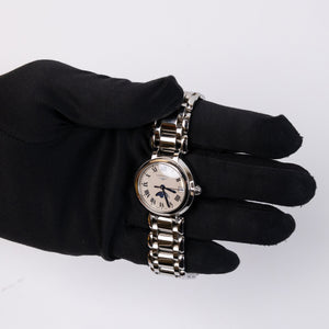 LONGINES PRIMALUNA WOMEN'S 30.5MM STAINLESS STEEL QUARTZ MOONPHASE WATCH