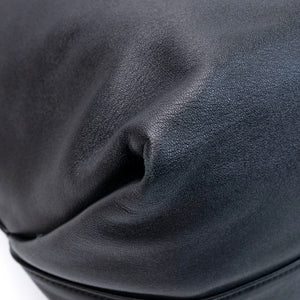 SAINT LAURENT TEDDY BUCKET BAG BLACK LAMBSKIN SHW