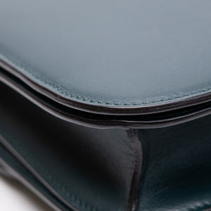 CELINE MEDIUM CLASSIC BOX BAG GOATSKIN AMAZON GREEN GHW
