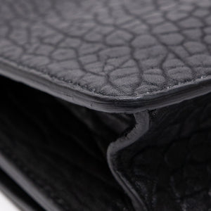 CHRISTIAN DIOR J'ADIOR FLAP BAG BLACK LAMBSKIN LEATHER SHW