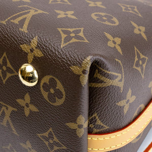 LOUIS VUITTON CARRYALL PM MONOGRAM CANVAS GHW (MICROCHIP)