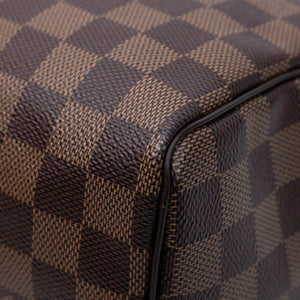 LOUIS VUITTON SPEEDY BANDOULIERE 25 DAMIER EBENE CANVAS GHW