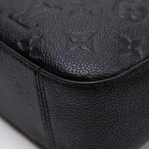 LOUIS VUITTON SAINTONGE MONOGRAM EMPREINTE BLACK LEATHER GHW