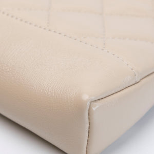 CHANEL 31 BAG NANO BEIGE LAMBSKIN LGHW