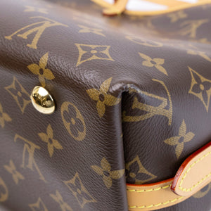 LOUIS VUITTON CARRYALL PM MONOGRAM CANVAS GHW (MICROCHIP)