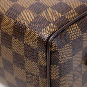 LOUIS VUITTON DAMIER EBENE SPEEDY BANDOULIERE 20 GHW (MICROCHIP)