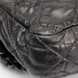 CHANEL MEDIUM CHAIN ME FLAP BAG GREY QUILTED CALFSKIN SHW
