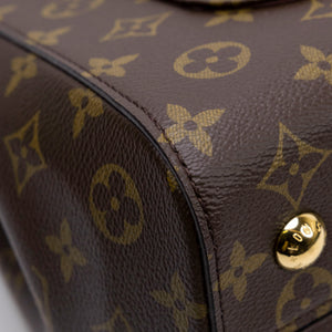 LOUIS VUITTON CLUNY MM BROWN MONOGRAM CANVAS GHW