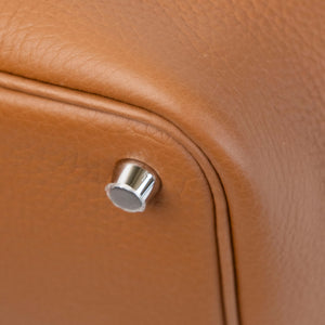 HERMES PICOTIN 18 CLEMENCE GOLD SHW STAMP K