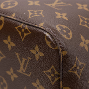 LOUIS VUITTON NEO NOE BROWN/ ROSE POUDRE MONOGRAM CANVAS GHW