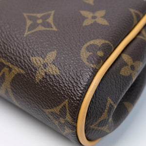LOUIS VUITTON EVA POCHETTE MONOGRAM CANVAS GHW (MICROCHIP)