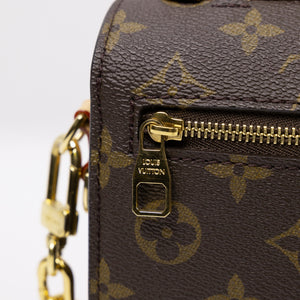 LOUIS VUITTON POCHETTE METIS EAST WEST BROWN / MUTICOLORED MONOGRAM CANVAS
