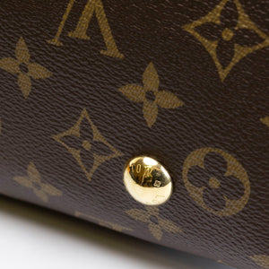 LOUIS VUITTON CARRYALL PM MONOGRAM CANVAS GHW (MICROCHIP)