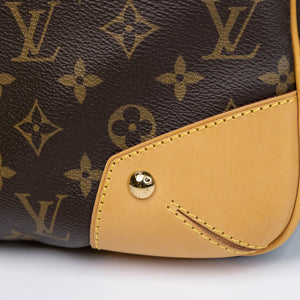 LOUIS VUITTON ESTRELA MEDIUM BROWN COATED CANVAS MONOGRAM GHW