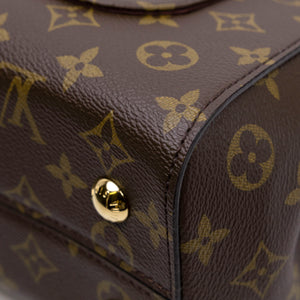LOUIS VUITTON CLUNY MM BROWN MONOGRAM CANVAS GHW