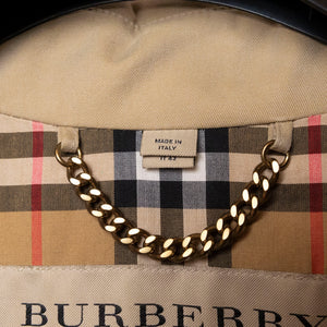 BURBERRY SKETCH PRINT TRENCH COAT BROWN / MULTICOLOURED