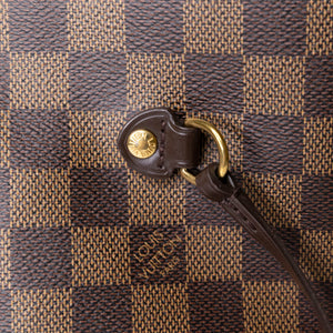 LOUIS VUITTON NEVERFULL MM DAMIER EBENE CANVAS GHW