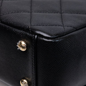 CHANEL BUSINESS AFFINITY SMALL FLAP BAG BLACK CAVIAR GHW