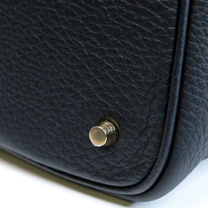 HERMES PICOTIN 22 CLEMENCE BLACK GHW STAMP K