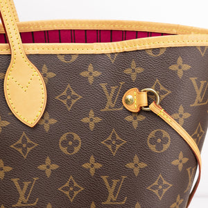 LOUIS VUITTON NEVERFULL GM MONOGRAM CANVAS GHW (MICROCHIP)