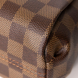 LOUIS VUITTON CROISETTE DAMIER EBENE CANVAS GHW