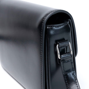 CELINE TEEN TRIOMPHE BAG SHINY CALFSKIN BLACK SHW