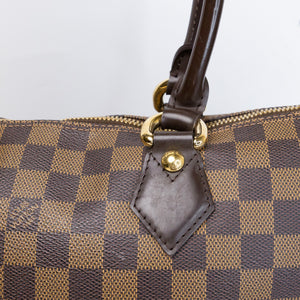 LOUIS VUITTON SALEYA TOTE BAG DAMIER EBENE CANVAS GHW