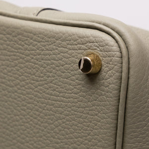 HERMES PICOTIN 18 LOCK BAG CLEMENCE SAUGE GHW STAMP B