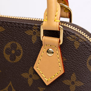 LOUIS VUITTON ALMA BB MONOGRAM CANVAS GHW (MICROCHIP)