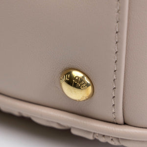 MIUMIU ARCADIE MATELASSE NAPPA LEATHER BAG POWDER PINK GHW