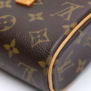 LOUIS VUITTON VINTAGE SONATIN BAG MONOGRAM CANVAS GHW