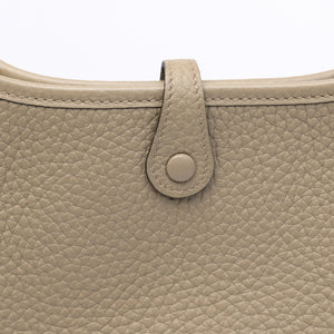 HERMES MINI EVELYNE BEIGE MARFA SHW STAMP W