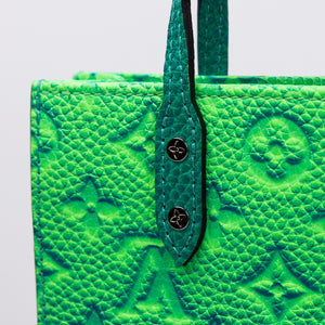 LOUIS VUITTON PETIT SAC PLAT XS VIRGIL ABLOH TAURILLON ILLUSION BLUE / GREEN  SHW