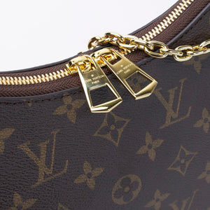 LOUIS VUITTON BOULOGNE PM MONOGRAM CANVAS/ LEATHER NATURAL GHW (MICROCHIP)
