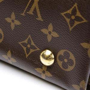 LOUIS VUITTON CARRYALL PM MONOGRAM CANVAS GHW (MICROCHIP)