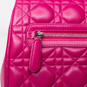 CHRISTIAN DIOR MISS DIOR SHOULDER BAG LAMBSKIN HOT PINK