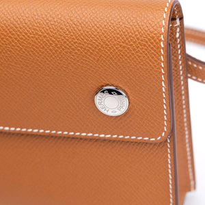 HERMES HERMESNAP WALLET EPSOM GOLD SHW STAMP G