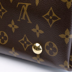 LOUIS VUITTON CARRYALL PM MONOGRAM CANVAS GHW (MICROCHIP)