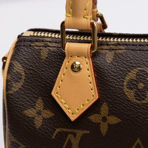 LOUIS VUITTON NANO SPEEDY MONOGRAM CANVAS GHW