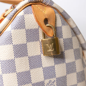 LOUIS VUITTON SPEEDY 30 DAMIER AZUR