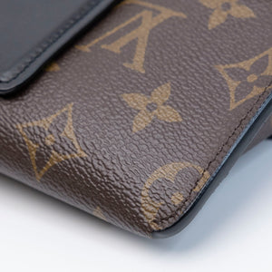 LOUIS VUITTON PADLOCK PN STRAP MONOGRAM BLACK GHW (MICROCHIP)