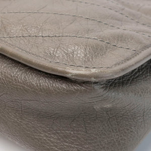 SAINT LAURENT MEDIUM NIKKI BAG CALFSKIN GREY SHW